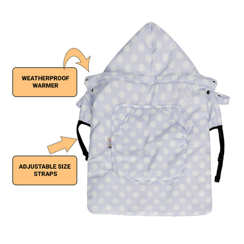 Agibaby Universal Hoodie All Season Carrier Cover for Baby Carrier Warmer / Stroller-  Free 30 day Trial enter "FREETRIAL" at checkout