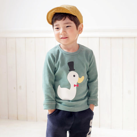 Agibaby Boys and Girls Infant & Toddler long Sleeves Tshirts "Duckling"