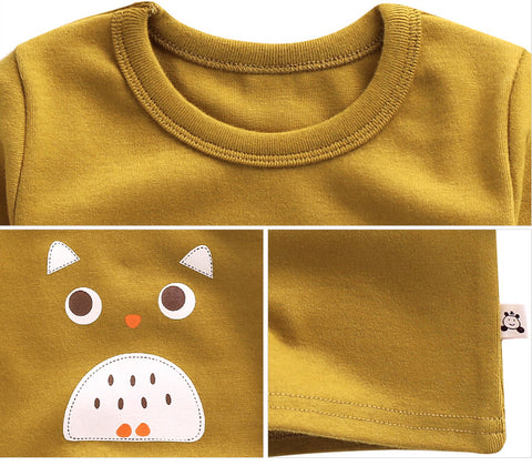 Agibaby Boys and Girls Infant & Toddler long Sleeves Tshirts "Owl"