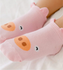 Image of Cute Animal Ankle Socks- Pig